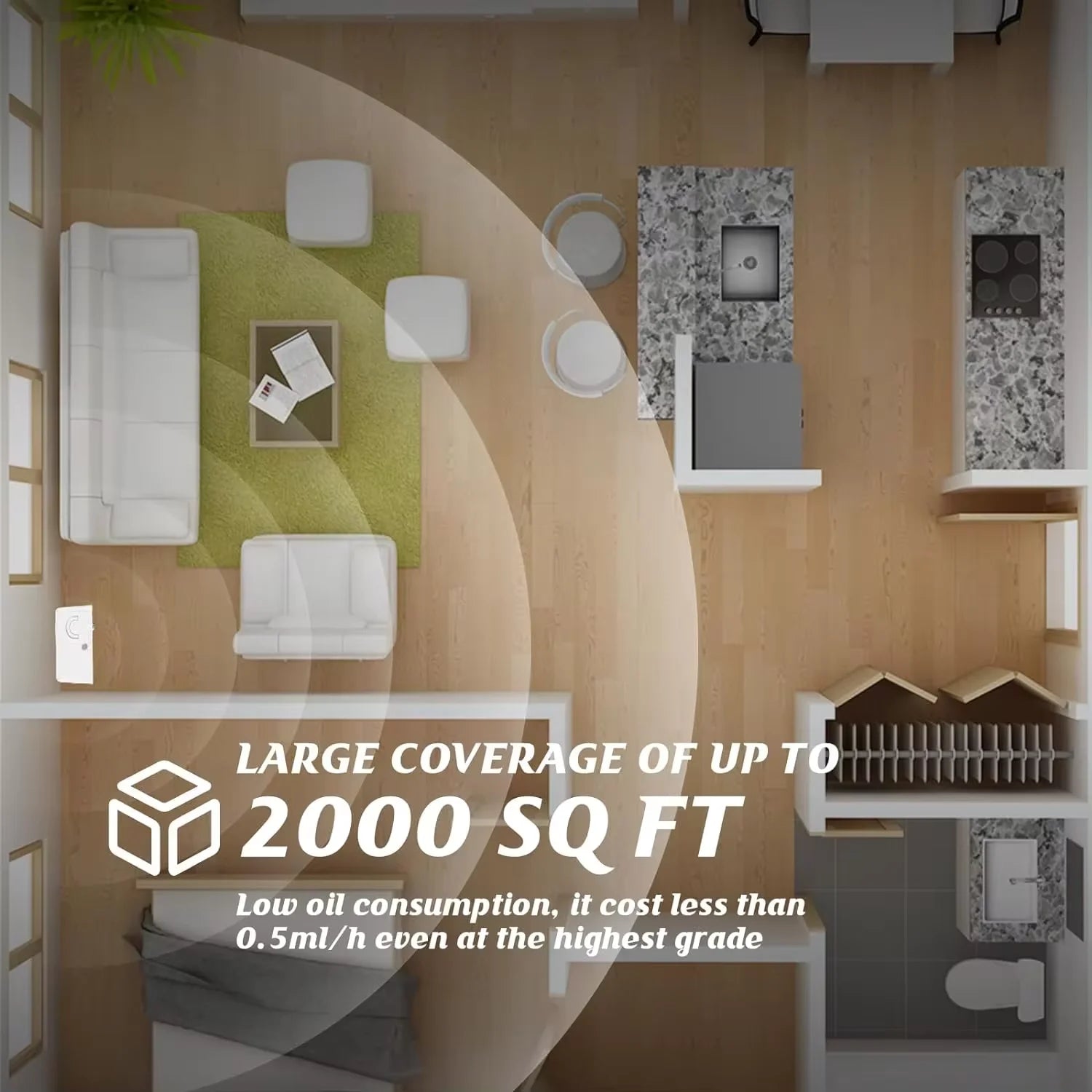 Smart Aroma Diffuser (Bluetooth)