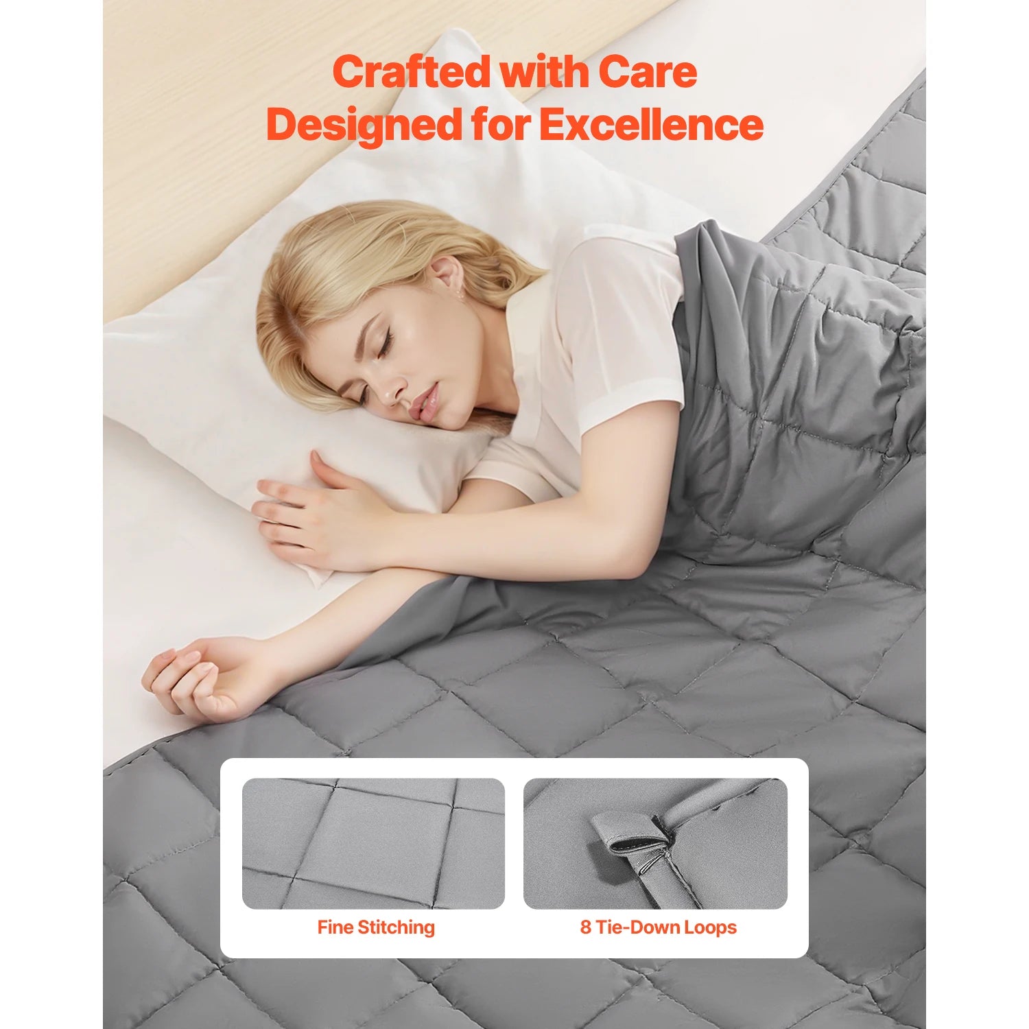 Cooling Weighted Blanket 25lb (Heavy Duty)