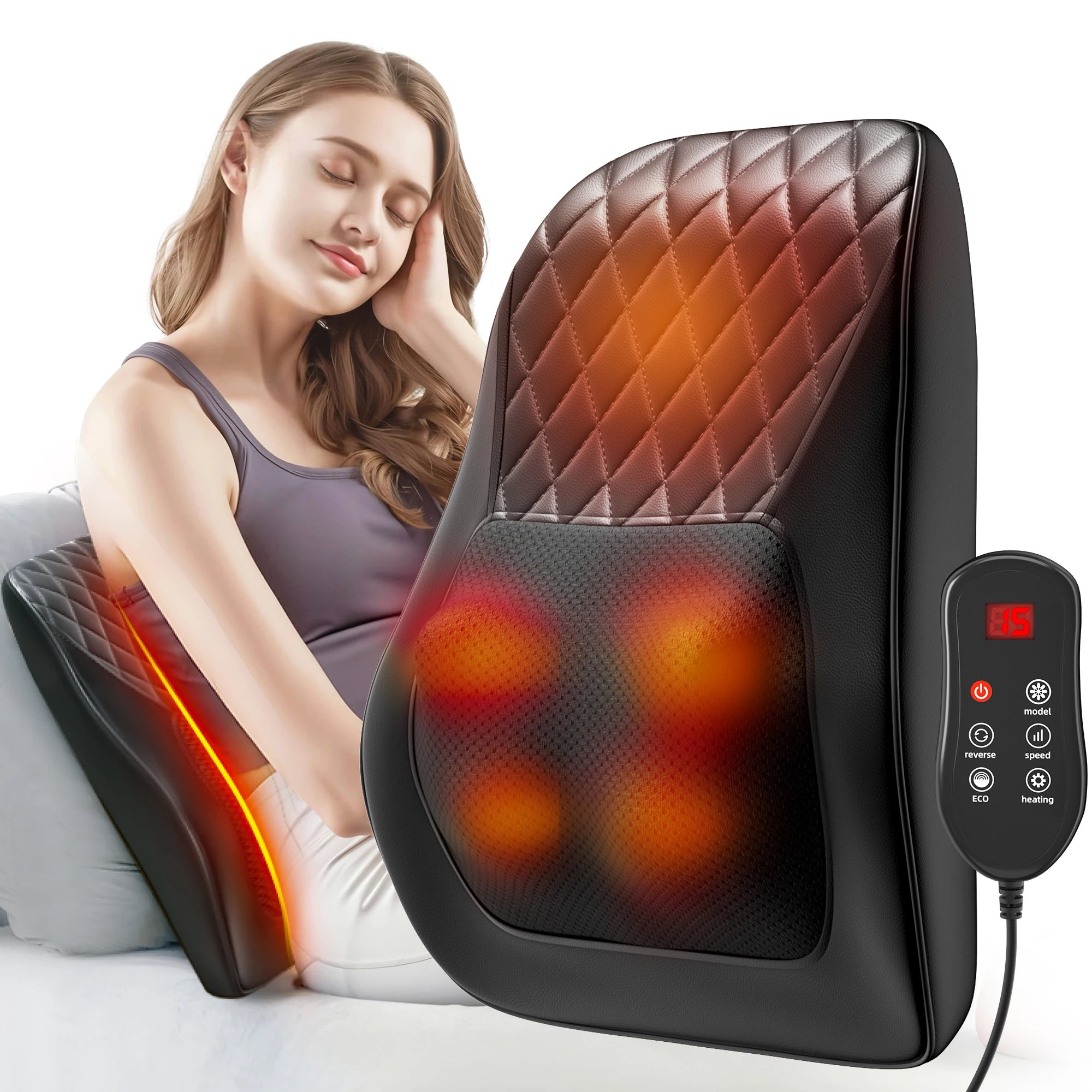 Shiatsu Neck & Back Massager (Heated)