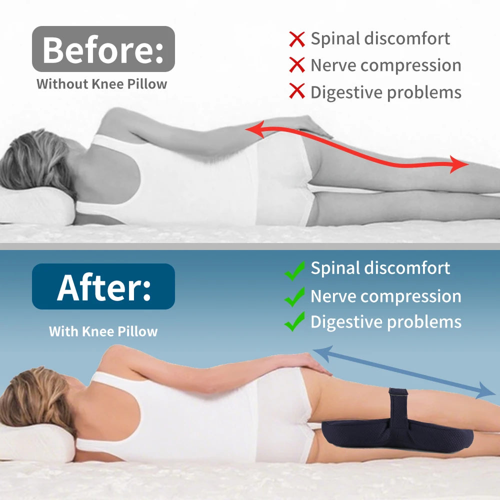 Ergonomic Knee Pillow (Side Sleepers)