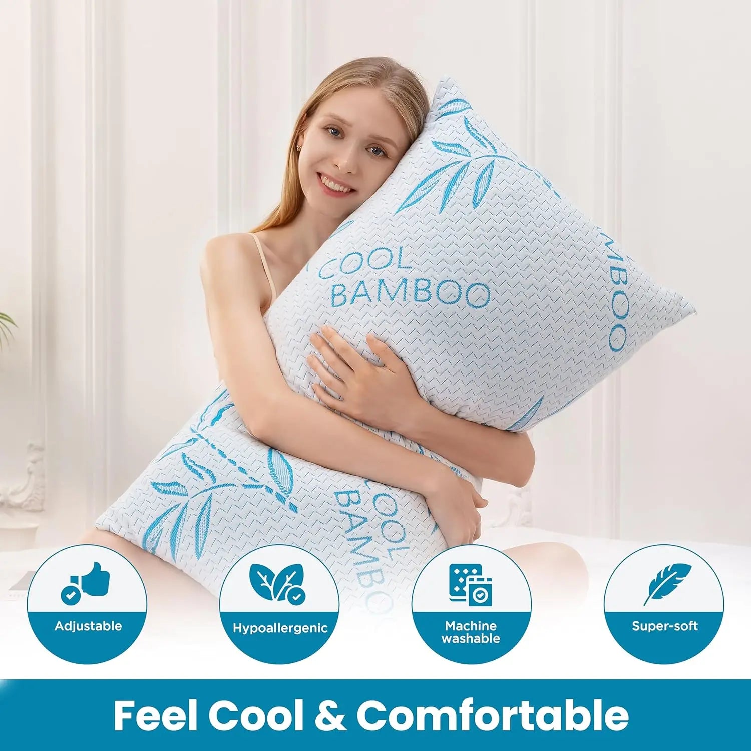 King Cooling Pillows (Washable 2-Pack)