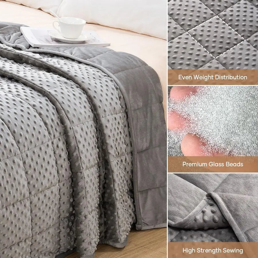 Queen Cooling Weighted Blanket 15lb