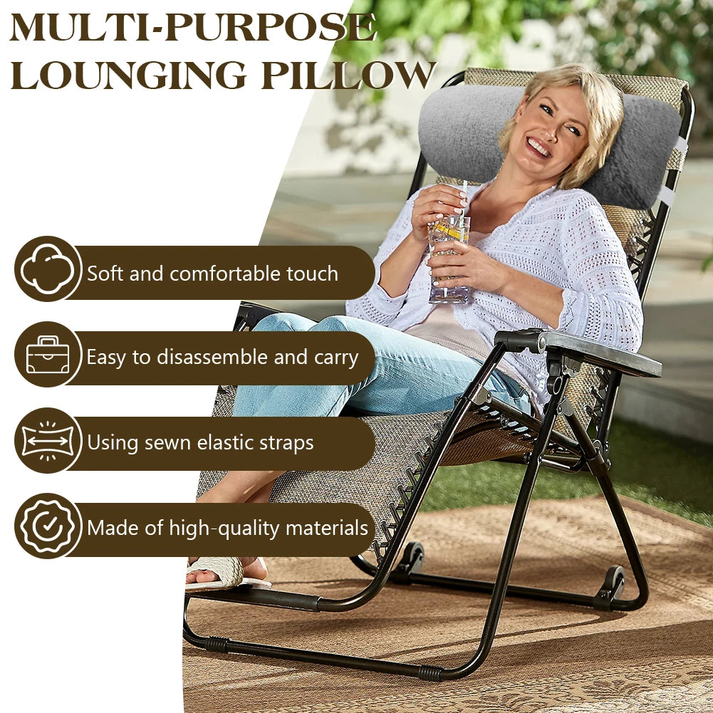 Footrest Pillow with Strap (Half Moon)