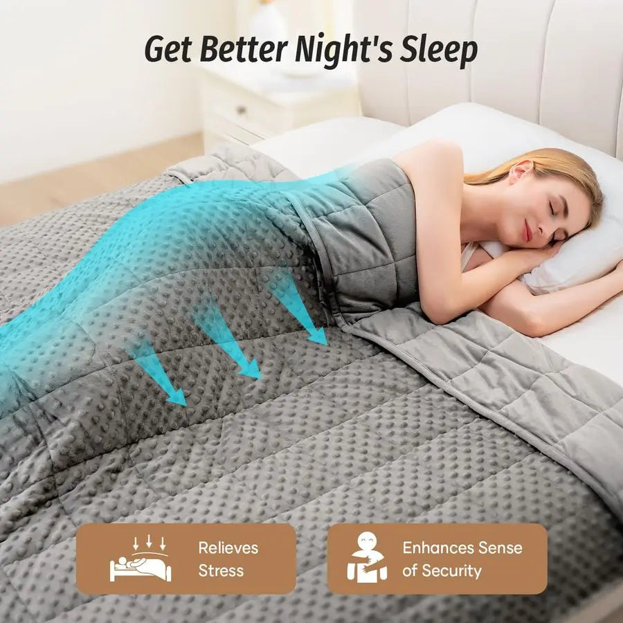 Queen Cooling Weighted Blanket 15lb