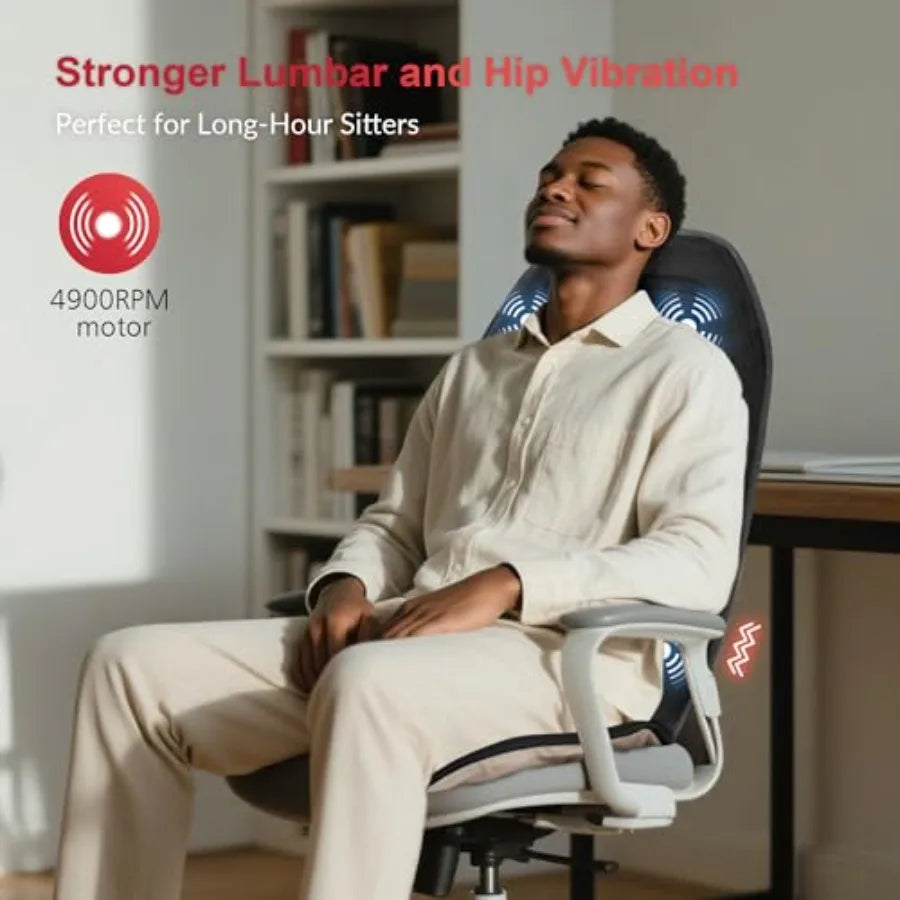 Vibration Seat Cushion Massager (10 Motors)