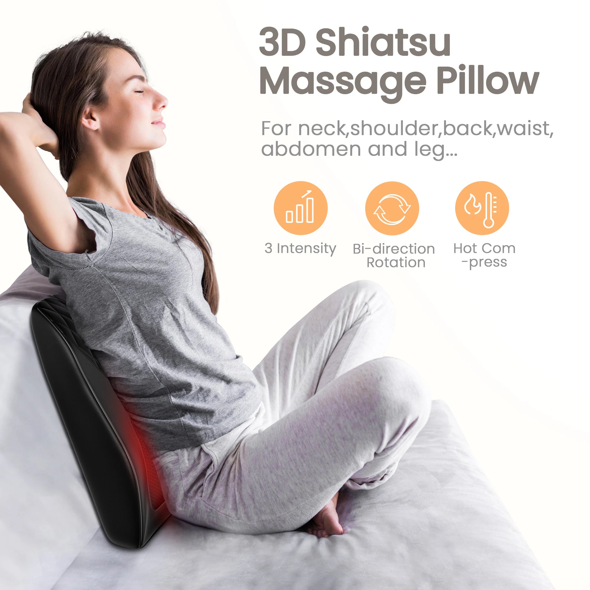 Shiatsu Neck & Back Massager (Heated)