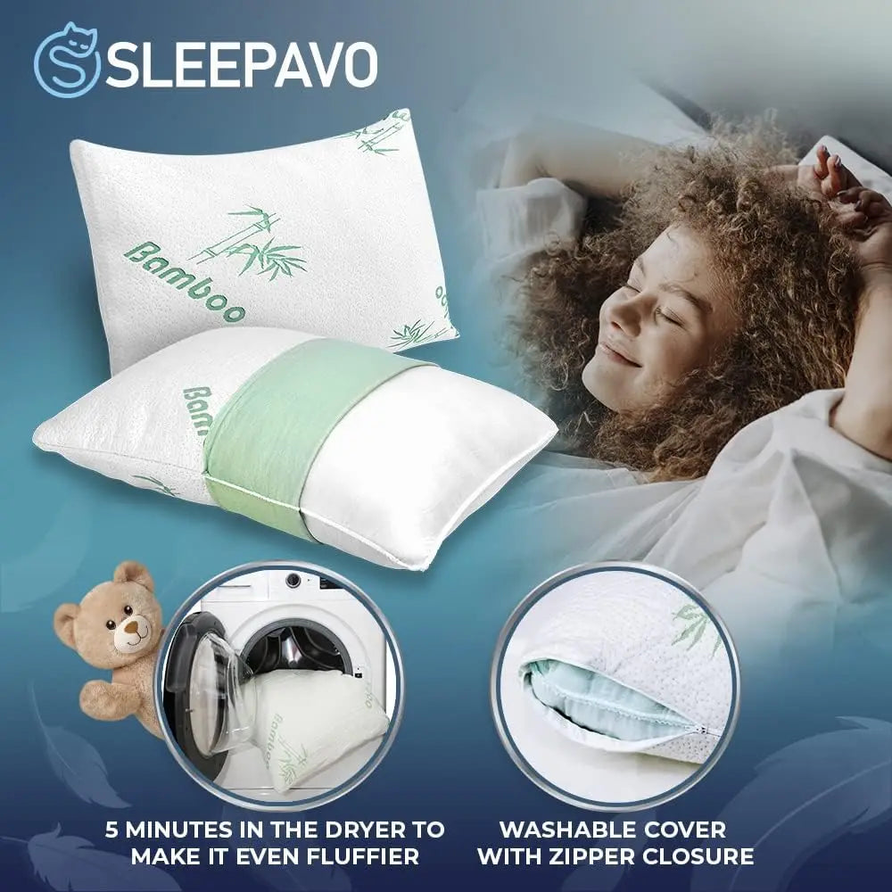 Queen Cooling Pillows (4-Pack)