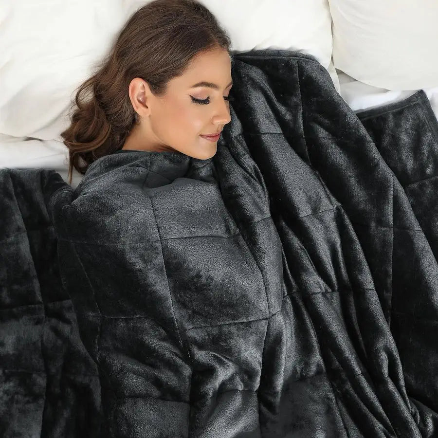 Queen Plush Weighted Blanket 20lb