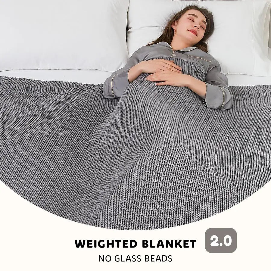 Chunky Knit Weighted Blanket 60x80