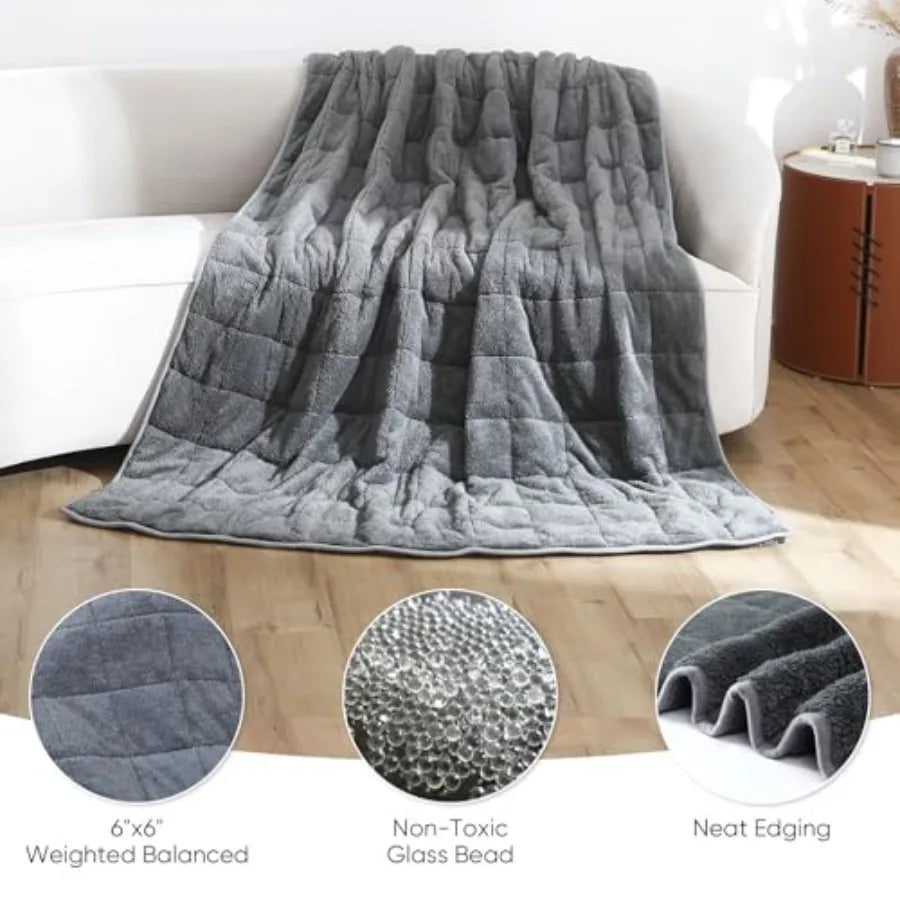 Sherpa Weighted Blanket 60x80 (Furry)