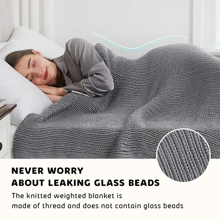 Chunky Knit Weighted Blanket 60x80