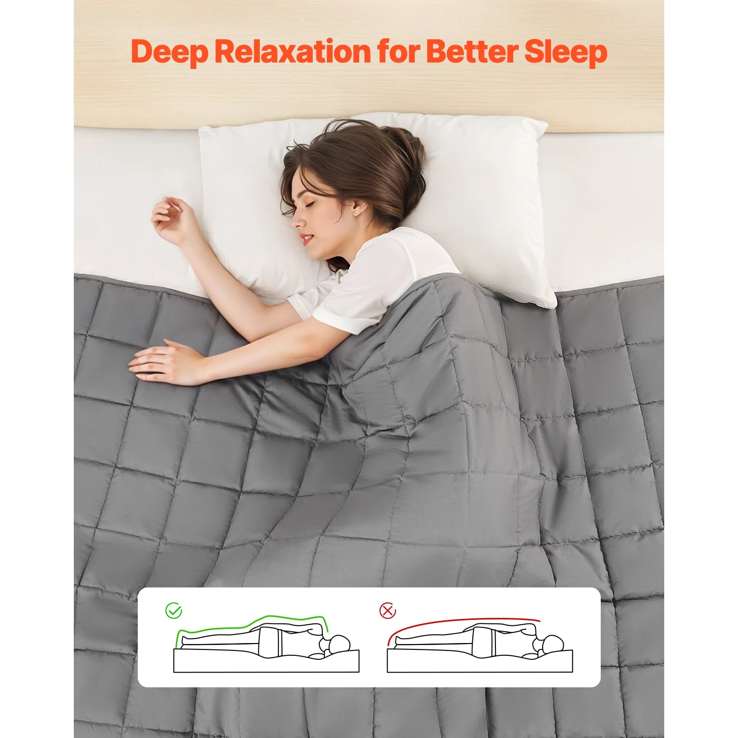 Cooling Weighted Blanket 25lb (Heavy Duty)