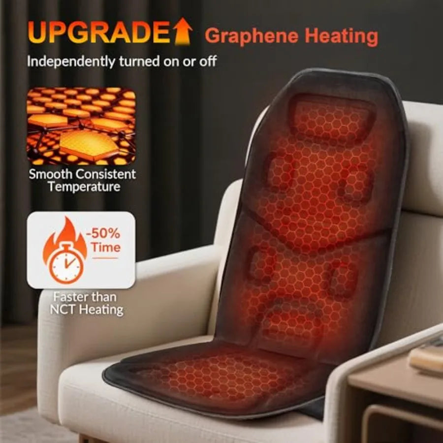 Vibration Seat Cushion Massager (10 Motors)