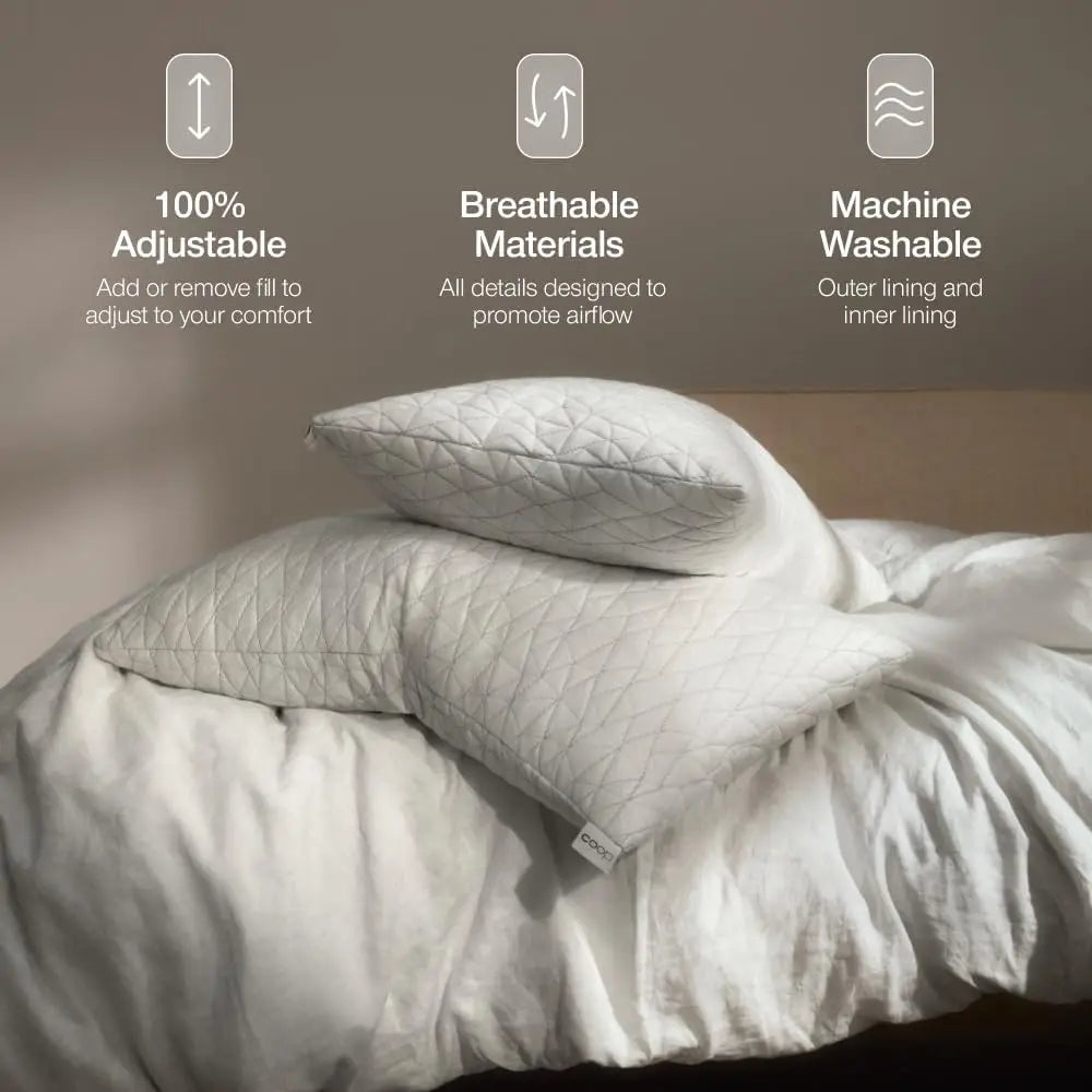 Adjustable Queen Memory Foam Pillow