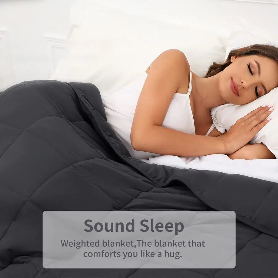 Dark Grey Weighted Blanket 12lb 60x80