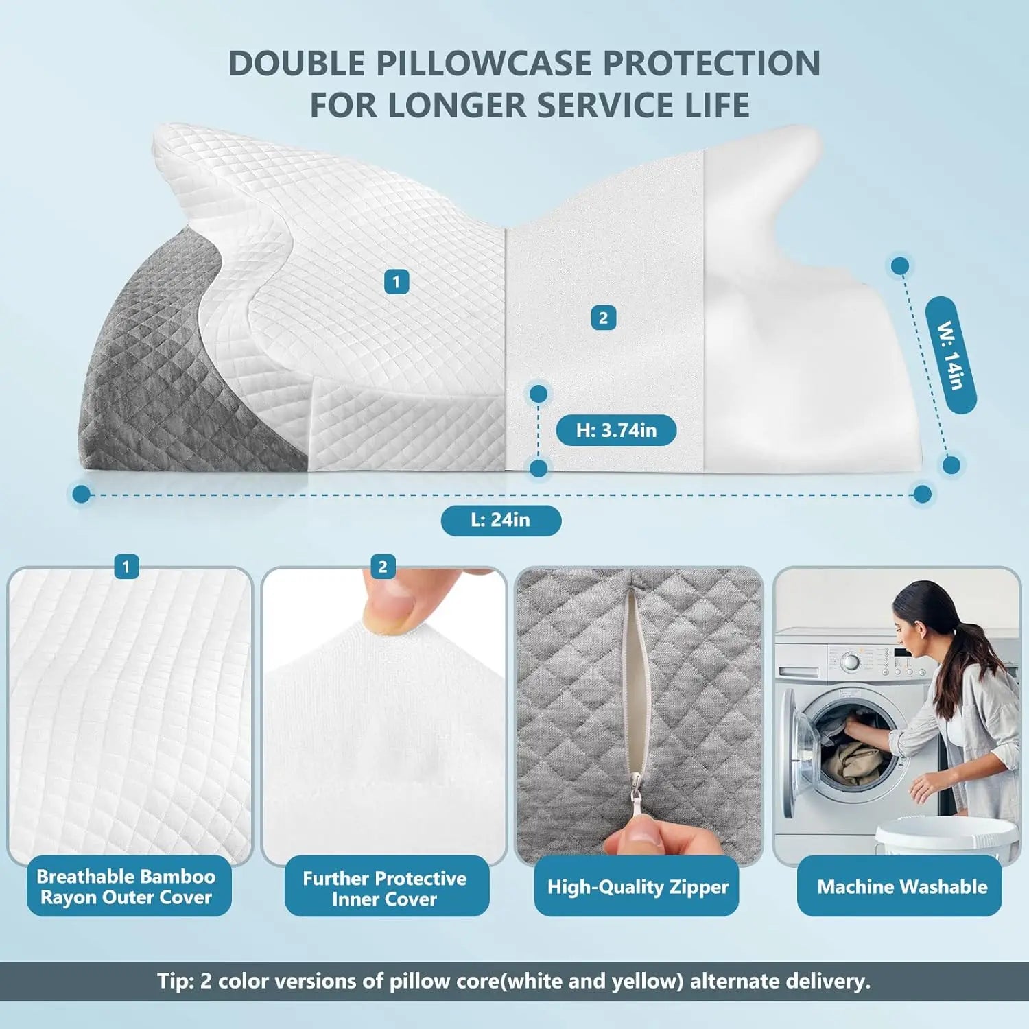 Ergonomic Neck Relief Pillow