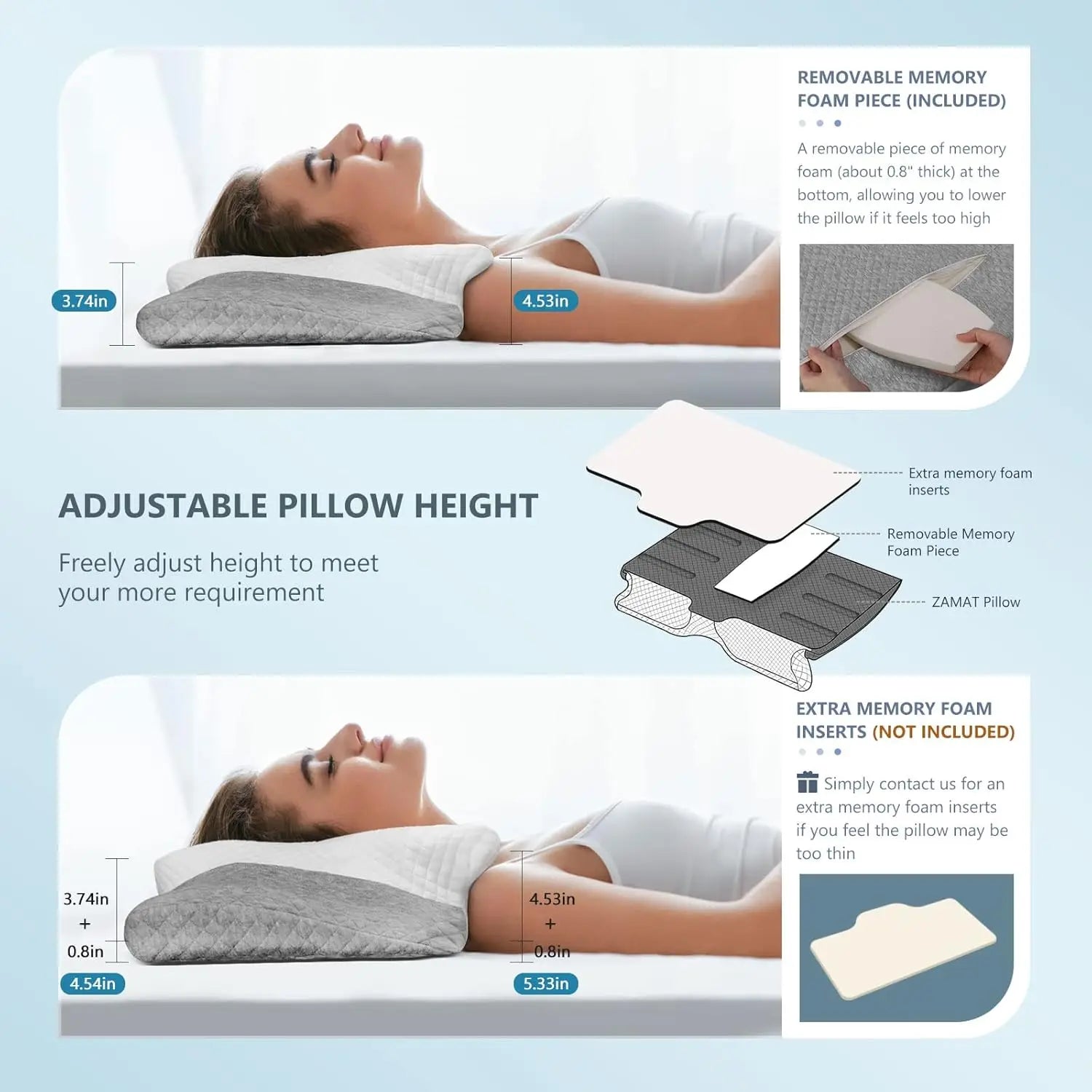 Ergonomic Neck Relief Pillow