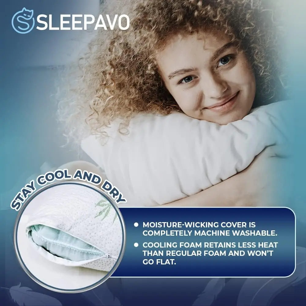 Queen Cooling Pillows (4-Pack)