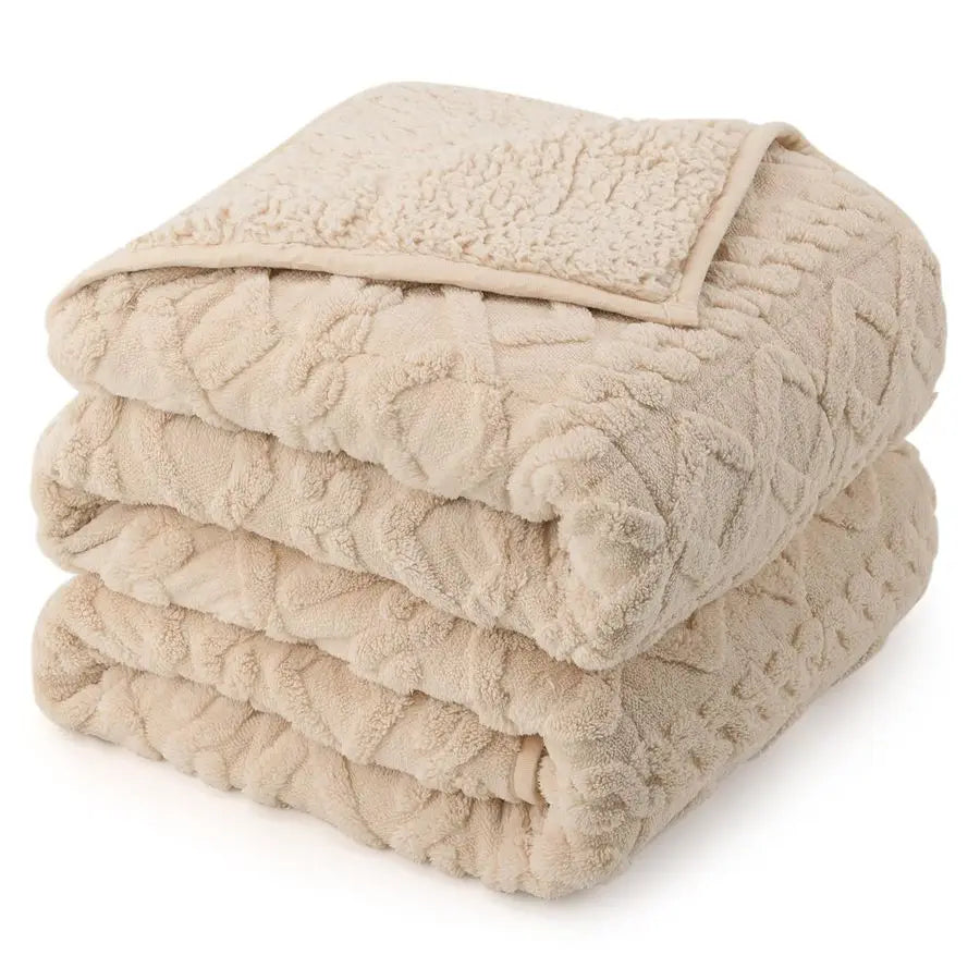 Queen Sherpa Weighted Blanket 15lb