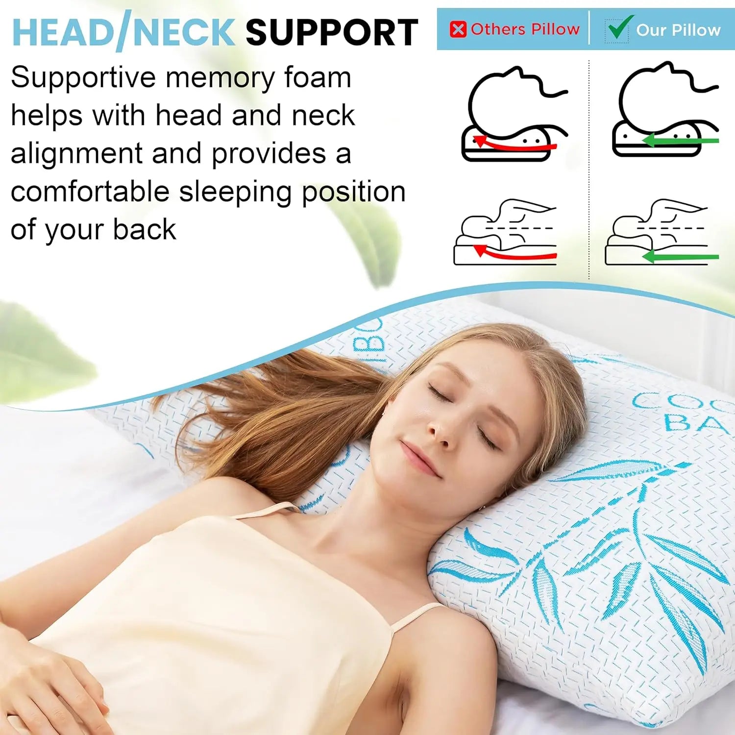 King Cooling Pillows (Washable 2-Pack)