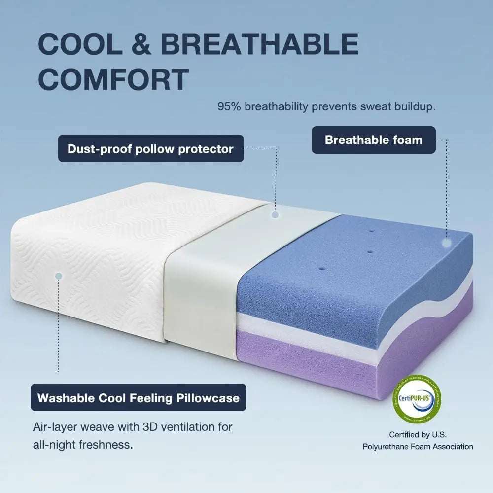 Firm Side Sleeper Cooling Pillow