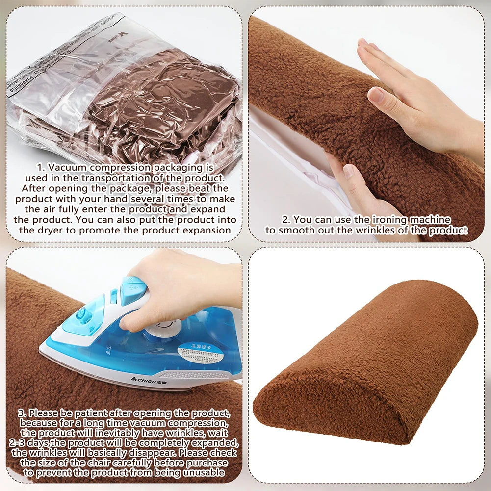 Footrest Pillow with Strap (Half Moon)
